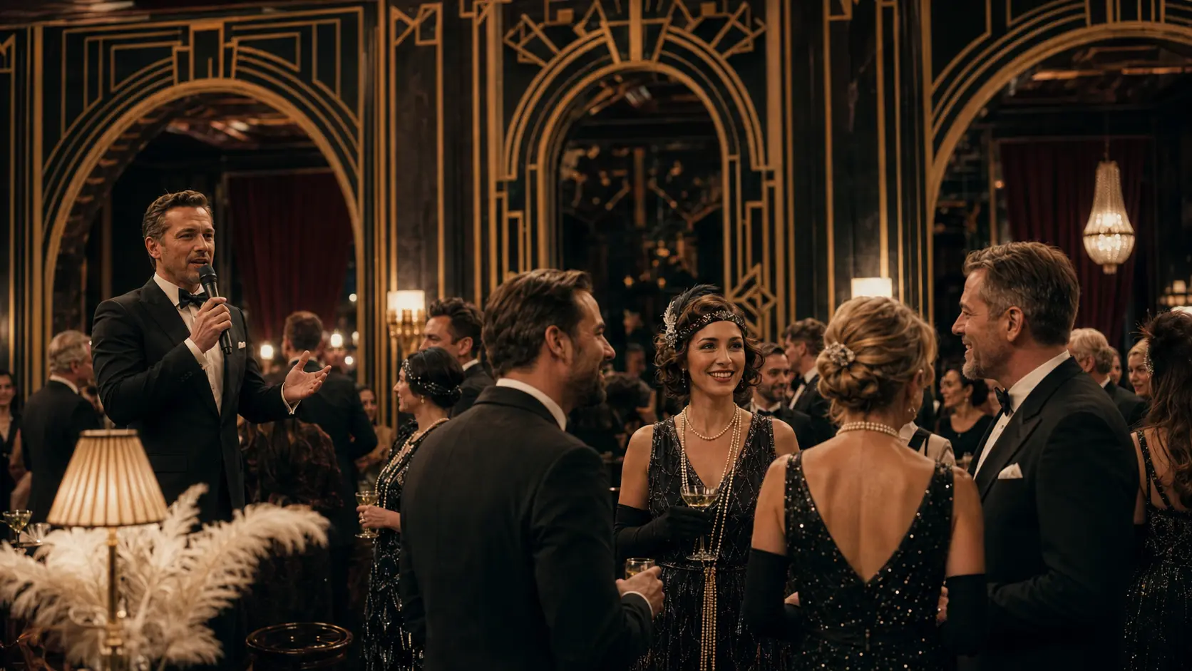 Great Gatsby hangulatú rendezvény